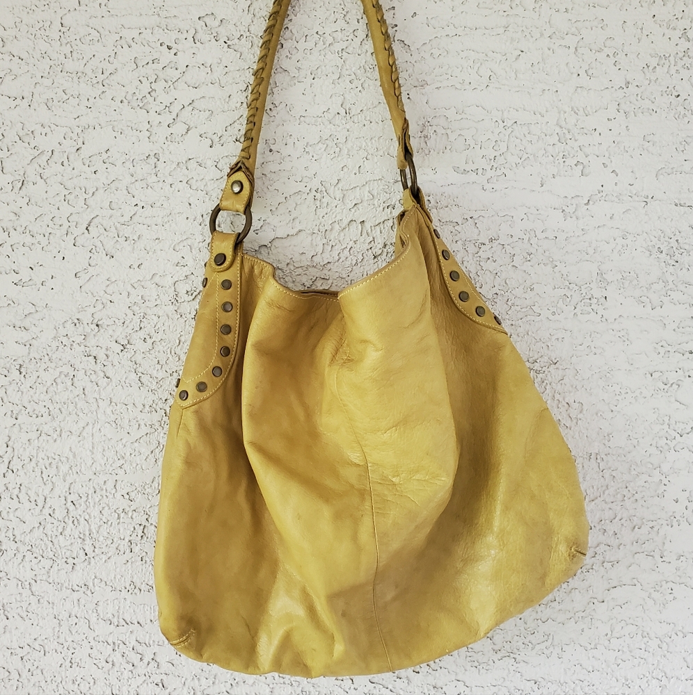 Sundance Leather Hobo Bag. Made in Italy. - Picture 3 of 15